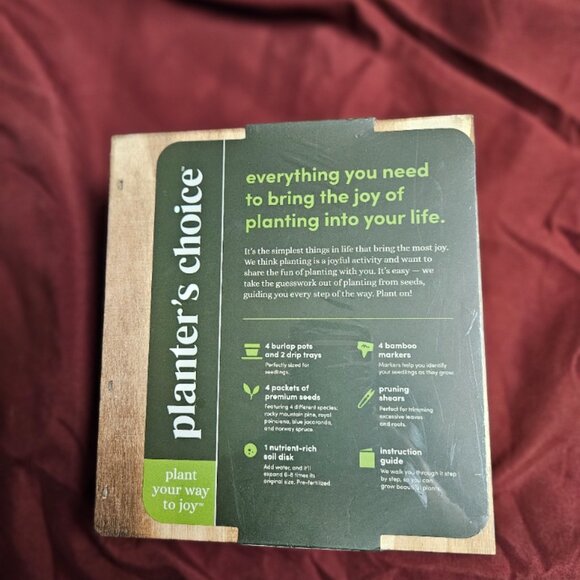 Bonsai Starter Kit DELUXE Tree Growing Gardening Gift 18 Piece Set SEALED - Picture 2 of 6